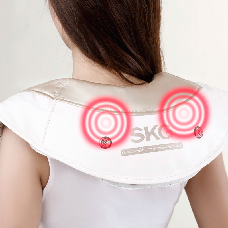 SKG4036升级款 按摩披肩正品敲敲乐 颈肩乐颈部肩颈按摩器 披肩 颈椎按摩仪