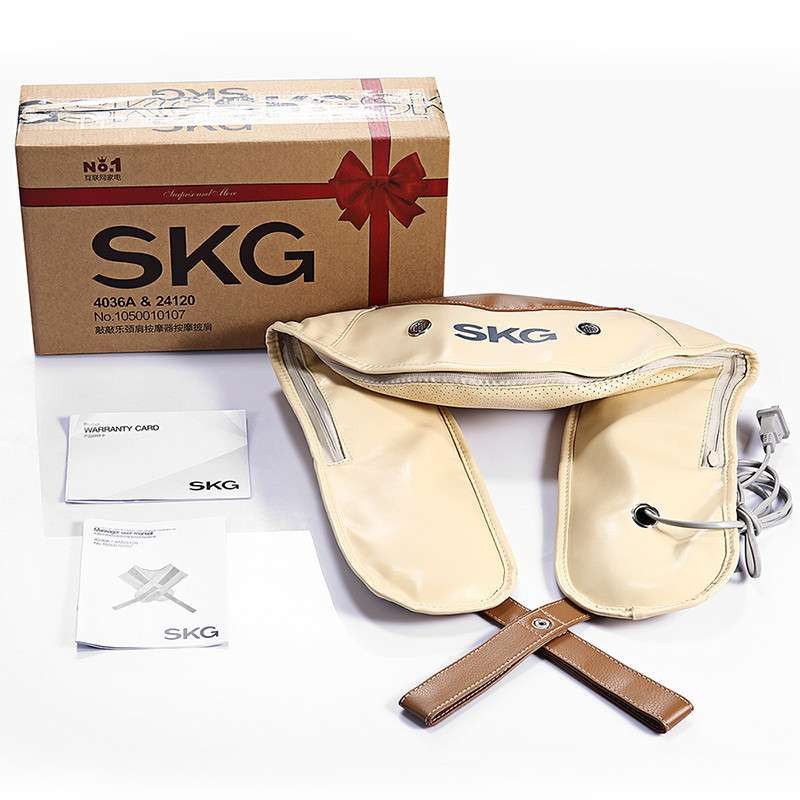 SKG4036升级款 按摩披肩正品敲敲乐 颈肩乐颈部肩颈按摩器 披肩 颈椎按摩仪