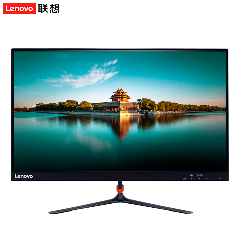 联想(Lenovo)家用23英寸宽LED液晶电脑显示器 黑色