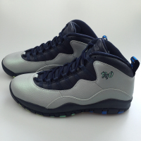 310805-019 耐克Air Jordan10 Rio AJ10 乔10里约狼灰男子篮球鞋