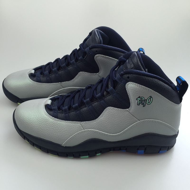 310805-019 耐克Air Jordan10 Rio AJ10 乔10里约狼灰男子篮球鞋