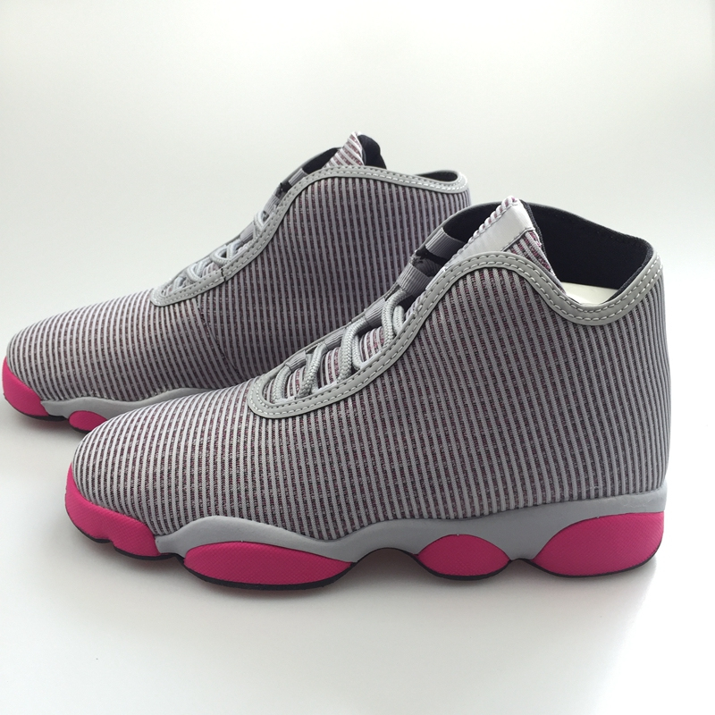 819848-019 JORDAN HORIZON GS AJ13 乔13 灰粉编织女鞋