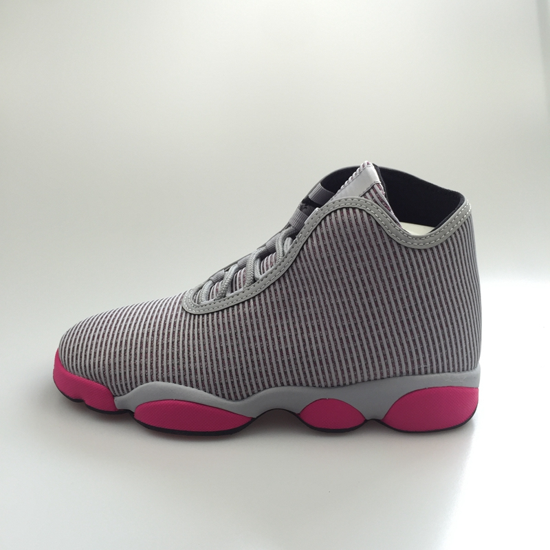 819848-019 JORDAN HORIZON GS AJ13 乔13 灰粉编织女鞋
