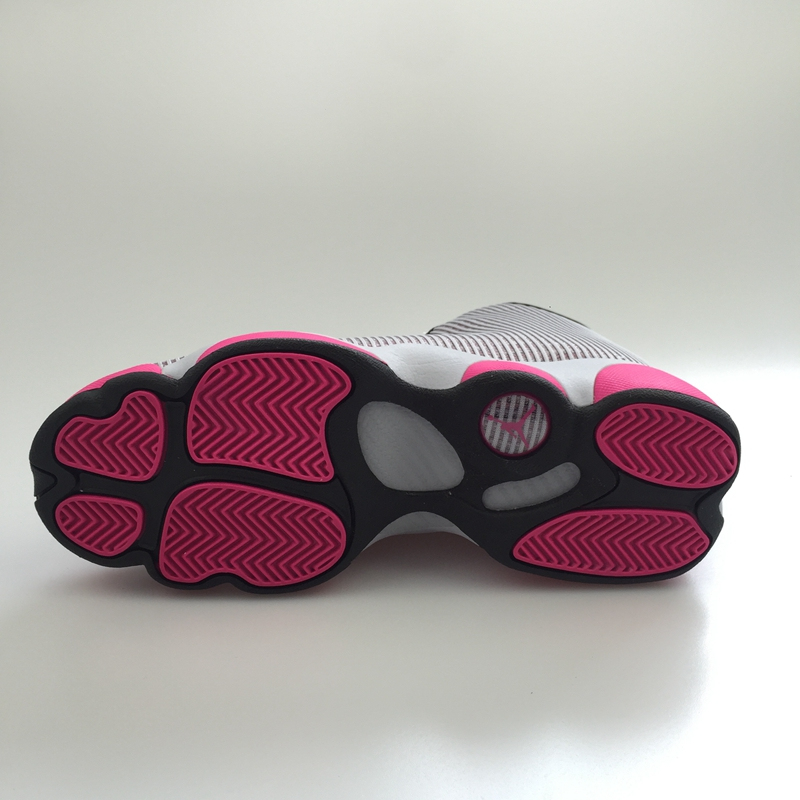 819848-019 JORDAN HORIZON GS AJ13 乔13 灰粉编织女鞋