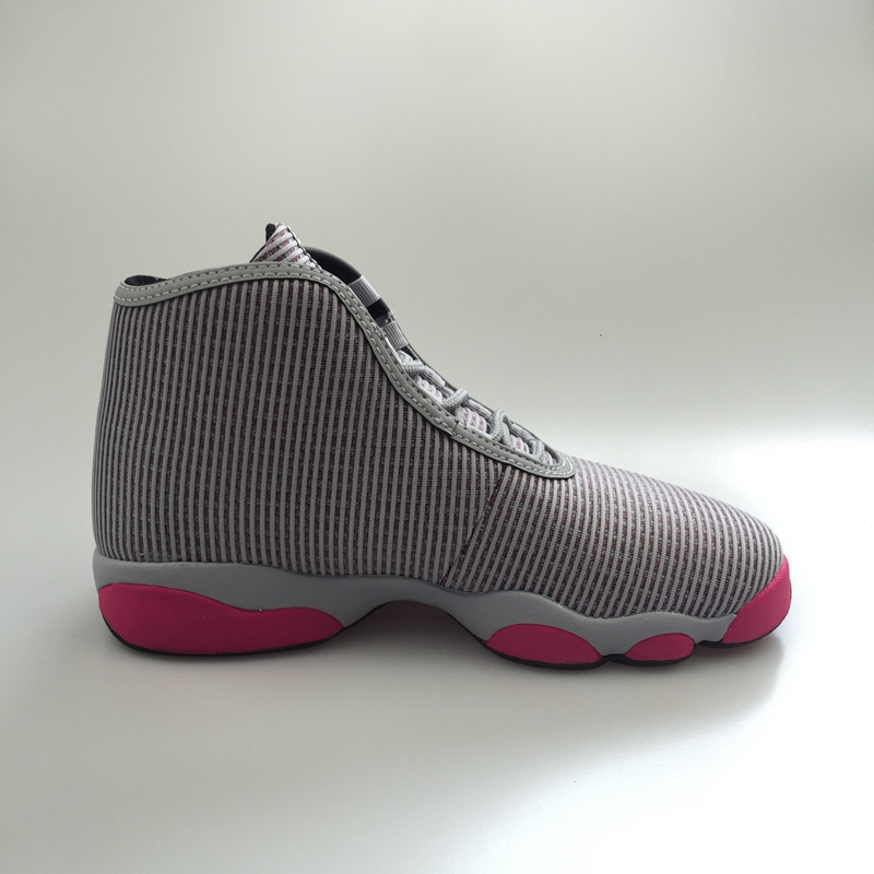 819848-019 JORDAN HORIZON GS AJ13 乔13 灰粉编织女鞋