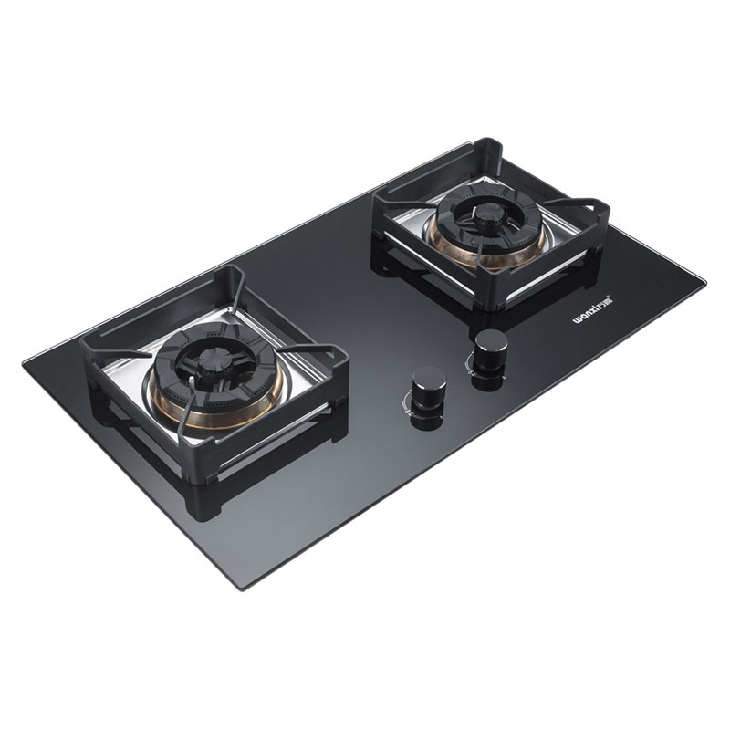 万喜JZT/Y-828B1燃气灶 钢化玻璃面板嵌入式灶具 液化气 天然气