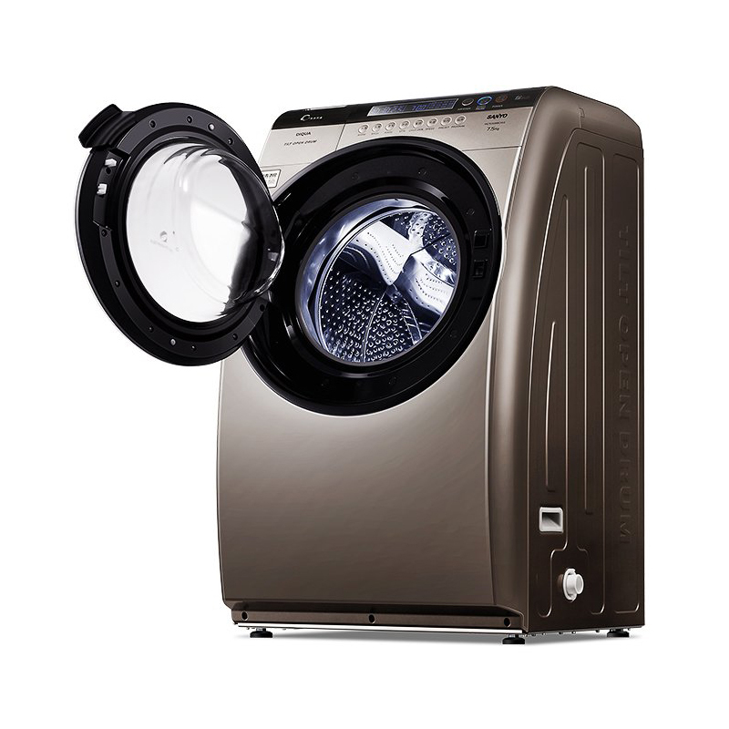 三洋(SANYO) DG-L8033BCIX 8公斤 变频空气洗wifi智能 滚筒洗衣机(惠金色)