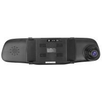 爱国者（aigo）D81 行车记录仪高清夜视双镜头双录1080P后视镜一体机（金色）