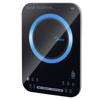 美的(Midea)WH2110电磁炉 恒匀火系列大面板滑控MG材质面板WH2110(赠欧式汤锅+精铁炒锅)