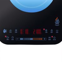 美的(Midea)WH2110电磁炉 恒匀火系列大面板滑控MG材质面板WH2110(赠欧式汤锅+精铁炒锅)