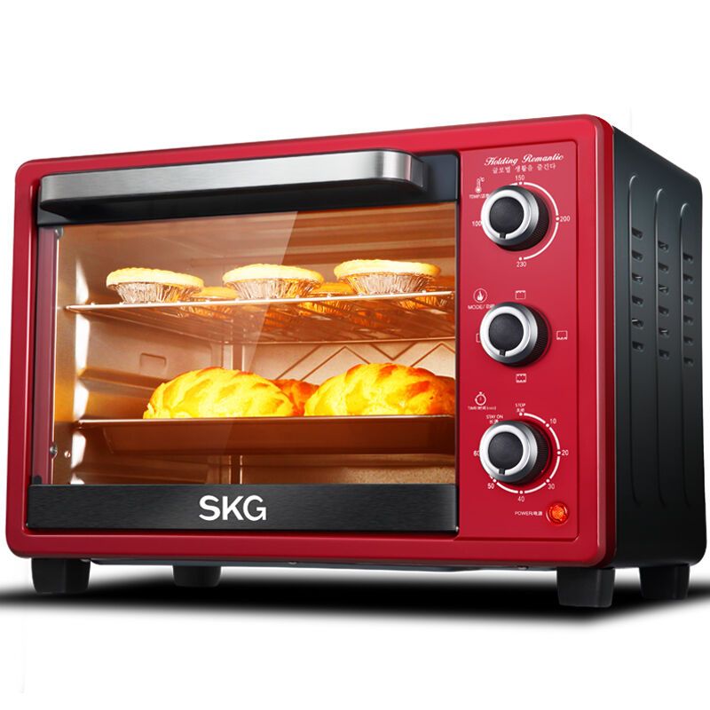 SKG1780 电烤箱 玛莎拉红 家用烘培电烤箱多功能达人入门级25L