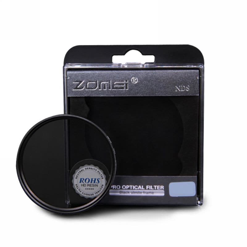 ZOMEI 卓美 52MM 初级 3片套装 轻薄型滤镜 CPL偏振镜+多层镀膜MCUV+ND8 减光镜中灰镜密度镜图片