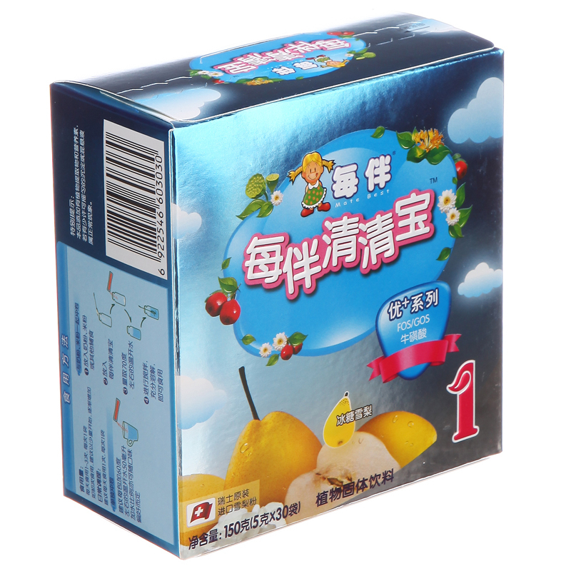 每伴(Mate best)清清宝优+冰糖雪梨1段 三联包150g*3 国产