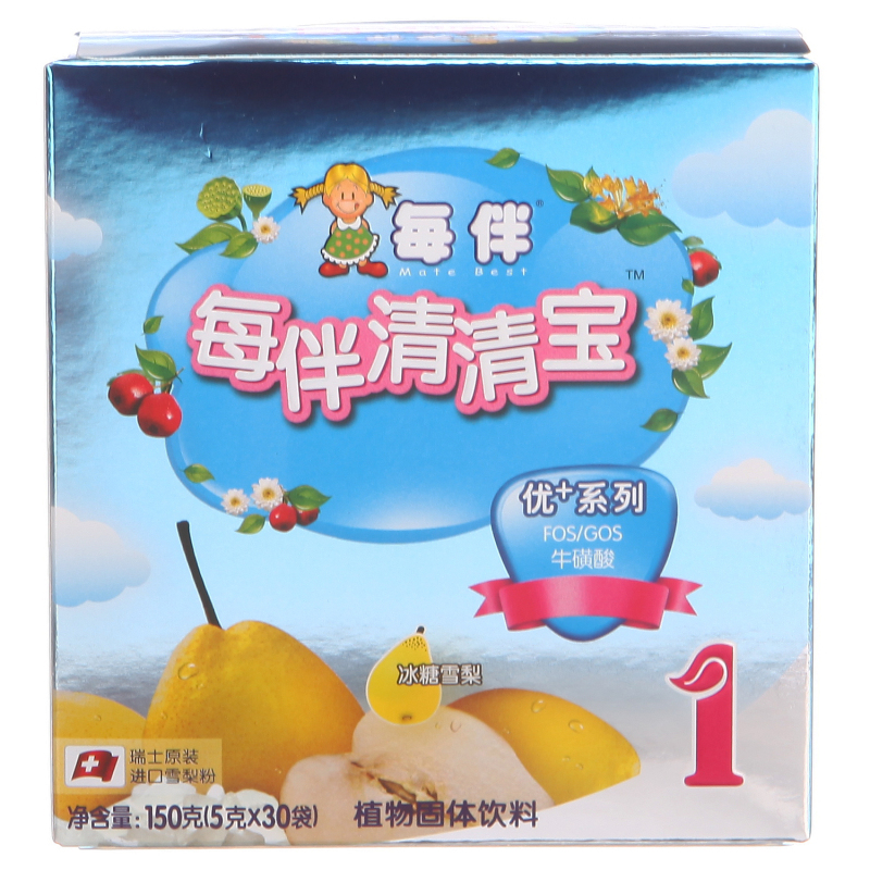 每伴(Mate best)清清宝优+冰糖雪梨1段 三联包150g*3 国产