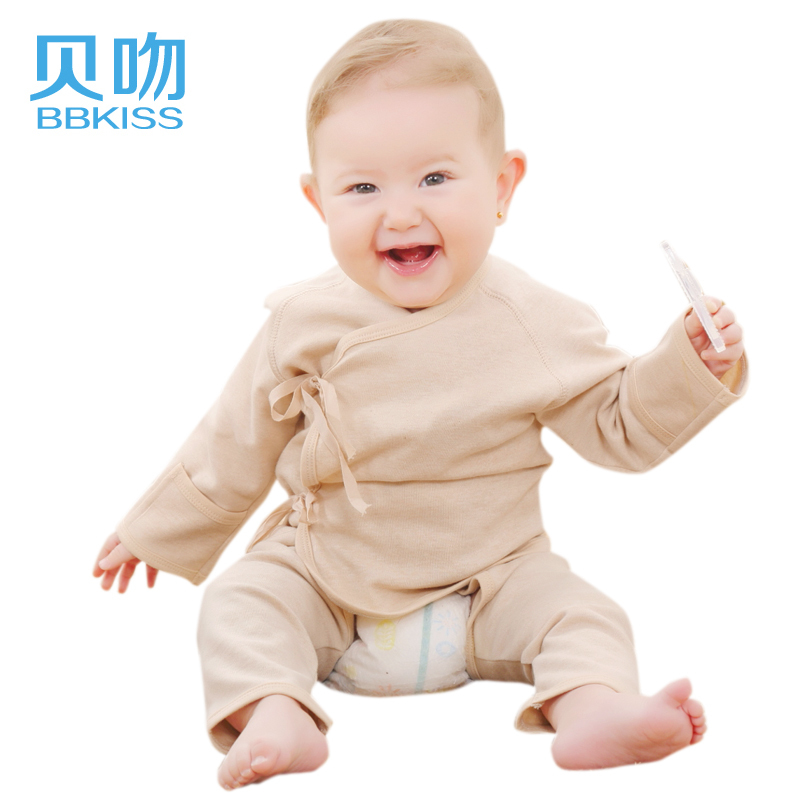 贝吻 彩棉四季款和服套装婴儿内衣 B6039