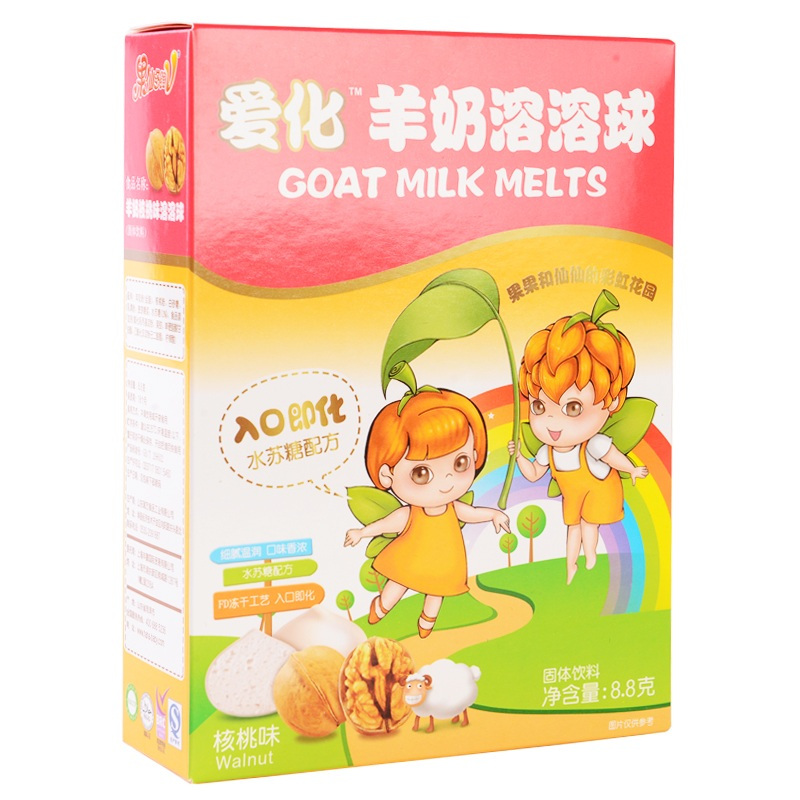 果仙多维 爱化羊奶溶溶球 核桃味8.8g