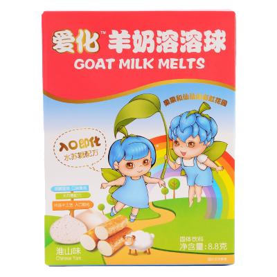 [苏宁红孩子]果仙多维 爱化羊奶溶溶球 (6个月以上) 淮山味8.8g 国产