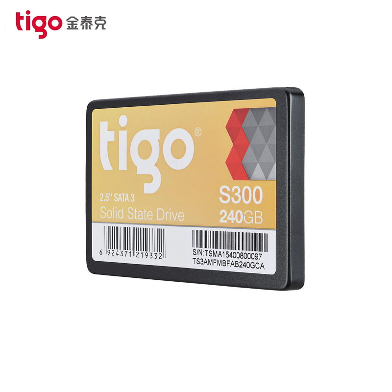 金泰克(TIGO)S300 240G SSD SATA3笔记本台式机大容量固态硬盘