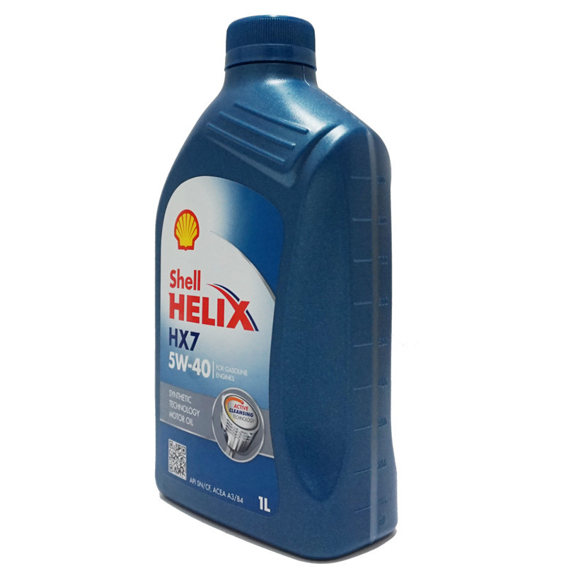 壳牌 Shell 蓝喜力 Helix HX7 半合成机油5W-40 SN级别 1L/瓶 香港原装进口高清大图