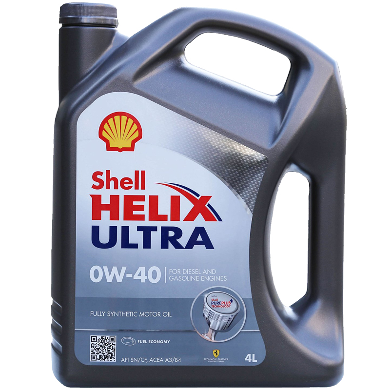 壳牌 Shell 超凡喜力 Helix Ultra 全合成机油0W-40 SN级别 4L/瓶 德国原装进口高清大图