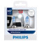 飞利浦(PHILIPS)汽车升级灯泡通用/璀璨之光H7 2支装 增亮60% 时尚白光 4300K
