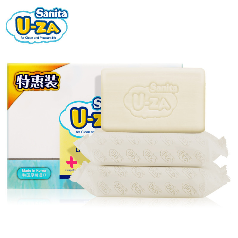 Sanita U-ZA202906婴幼儿柚子洗衣皂三联装 150g*3块
