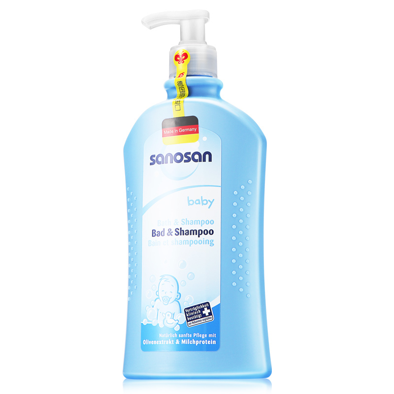 德国哈罗闪(Sanosan)婴儿二合一沐浴洗发露500ml