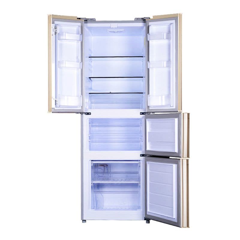 上菱(shangling) BCD-283DHCF 283升法式四门冰箱 家用大容量多门冰箱 分区保鲜电冰箱(金色)图片
