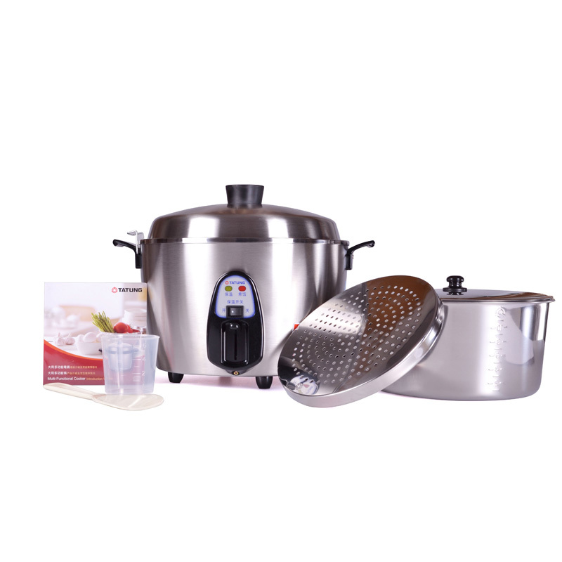 台湾大同(TATUNG) TAC-11KN 电锅 3-6人份 电饭煲/炖锅 4L 微电脑台湾不锈钢隔水加热电锅