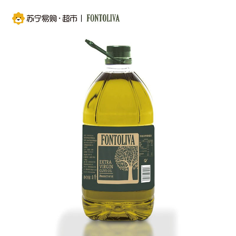 FONTOLIVA福莱亚 特级初榨进口橄榄油3L 食用油