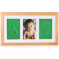 Babyprints宝宝手足印尼纪念相框 小号实木