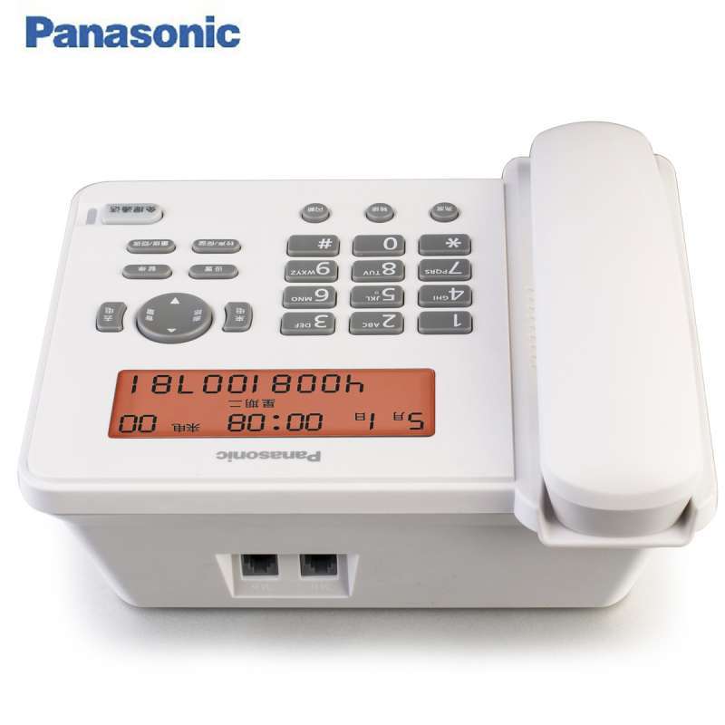 松下(Panasonic) 电话机座机电话办公家用固定电话座机KX-TS388CN (白色)【价格图片品牌报价】-苏宁易购