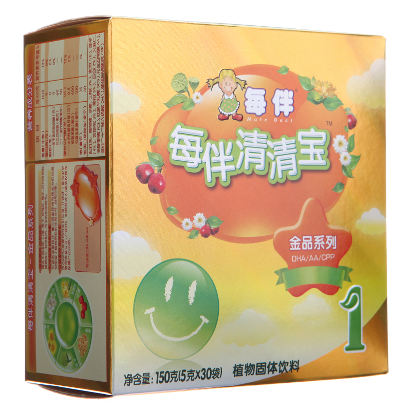 每伴清清宝金品系列盒装1段150克