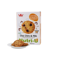 TATAWA牛奶巧克力片燕麦饼干160克