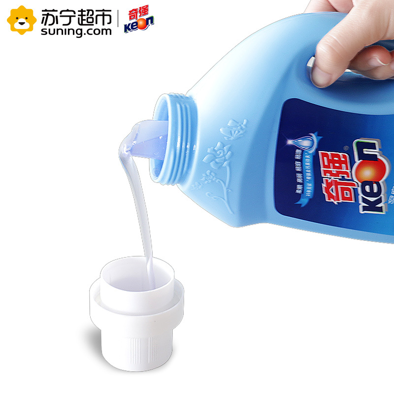 奇强 洗衣液 深度洁净 1KG/瓶中性温和无磷