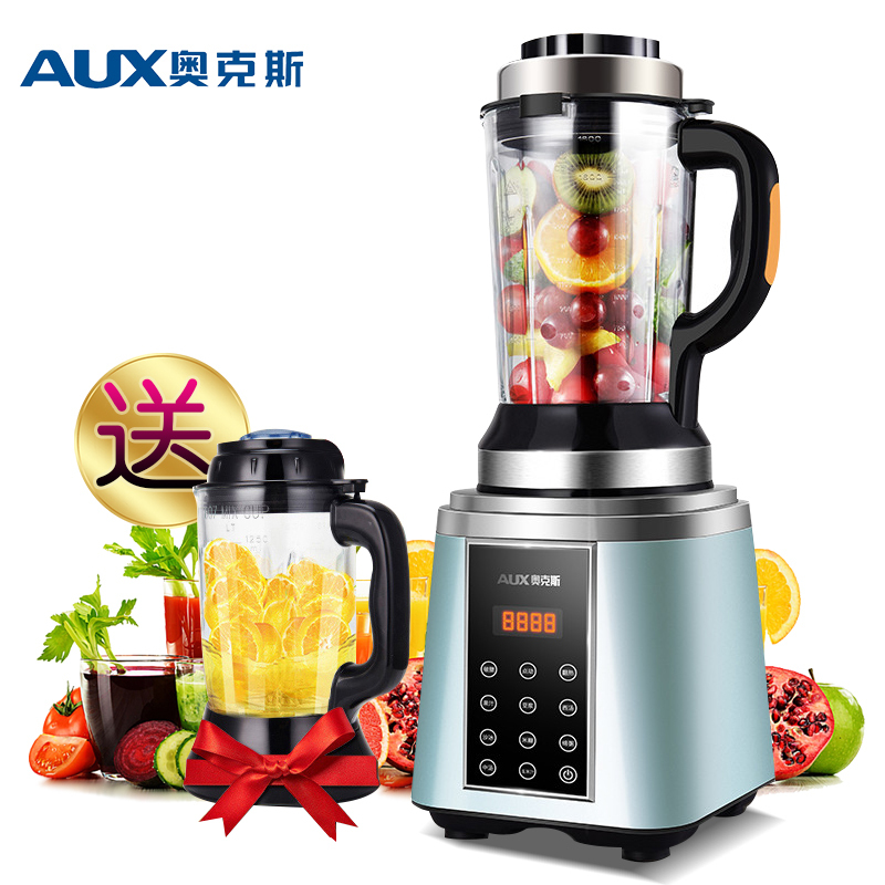 奥克斯(AUX)破壁机HX-PB959自动加热破壁 智能预约 多功能一键操作 辅食料理机 豆浆机 果汁机 搅拌机