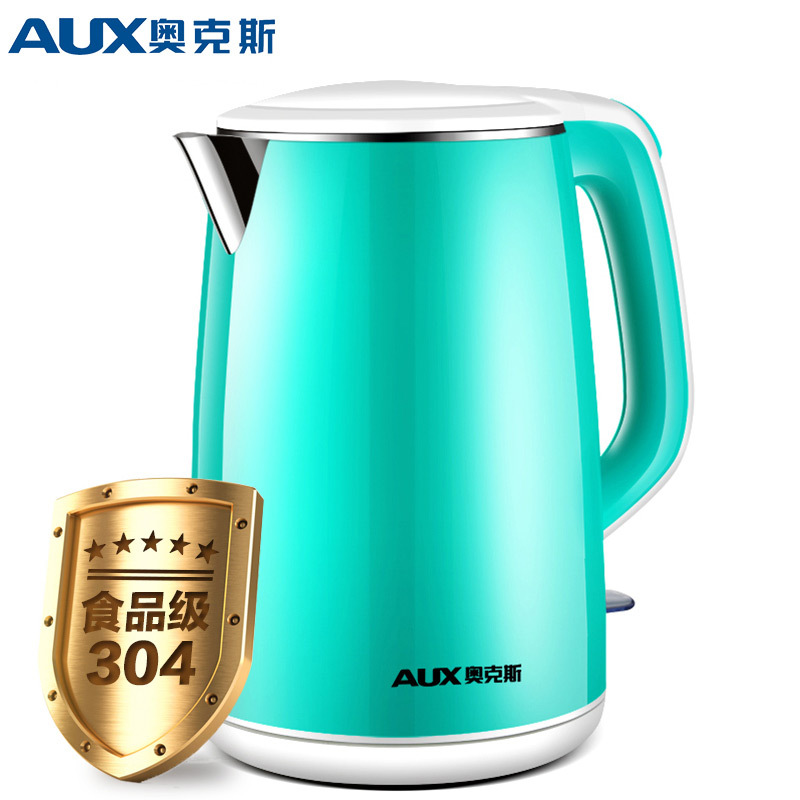 奥克斯(AUX)电水壶 HX-A5155 304不锈钢食品级家用防烫煮茶烧水壶