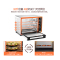 长帝(changdi)CRTF32PL电烤箱家用多功能32升/L 上下管独立控温 带转叉炉灯热风循环