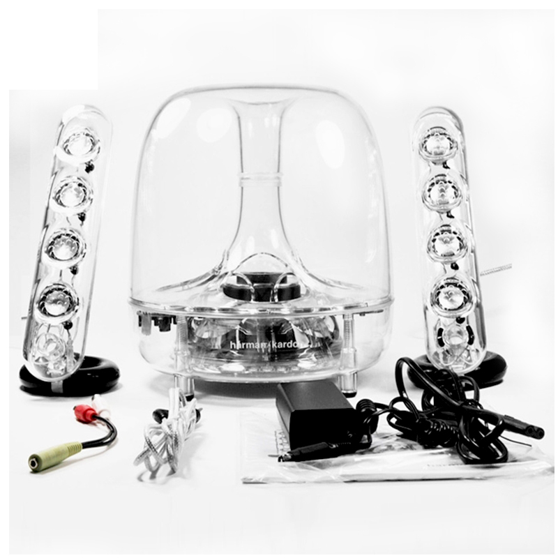 哈曼卡顿(Harman Kardon)SoundSticks III 3代 有线水晶音箱 电脑桌面音箱 电视音响