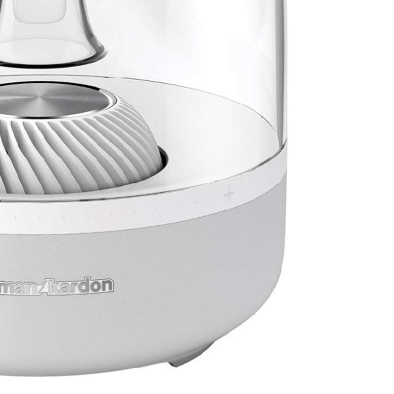 哈曼卡顿(harman kardon)AURA 音乐翡翠 无线蓝牙音箱 低音炮 手机电脑电视蓝牙音箱音响 白色