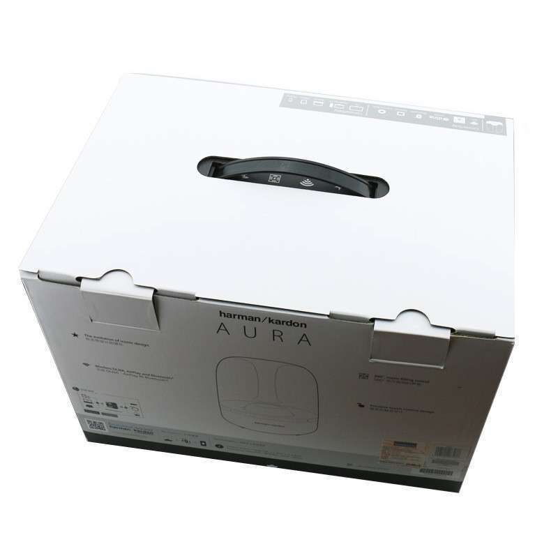 哈曼卡顿(harman kardon)AURA 音乐翡翠 无线蓝牙音箱 低音炮 手机电脑电视蓝牙音箱音响 白色