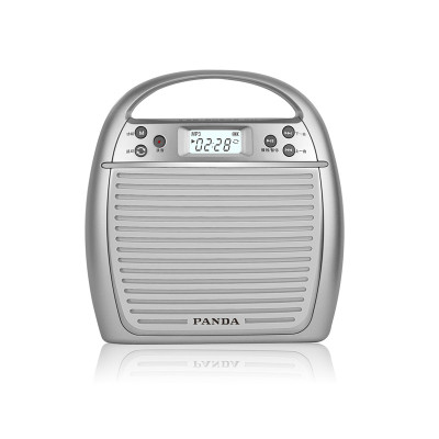 熊猫(PANDA) K31大音量扩音播放器录放音户外音响k歌广场舞手提音箱大功率小蜜蜂扩音机便携式喇叭扬声器 银色