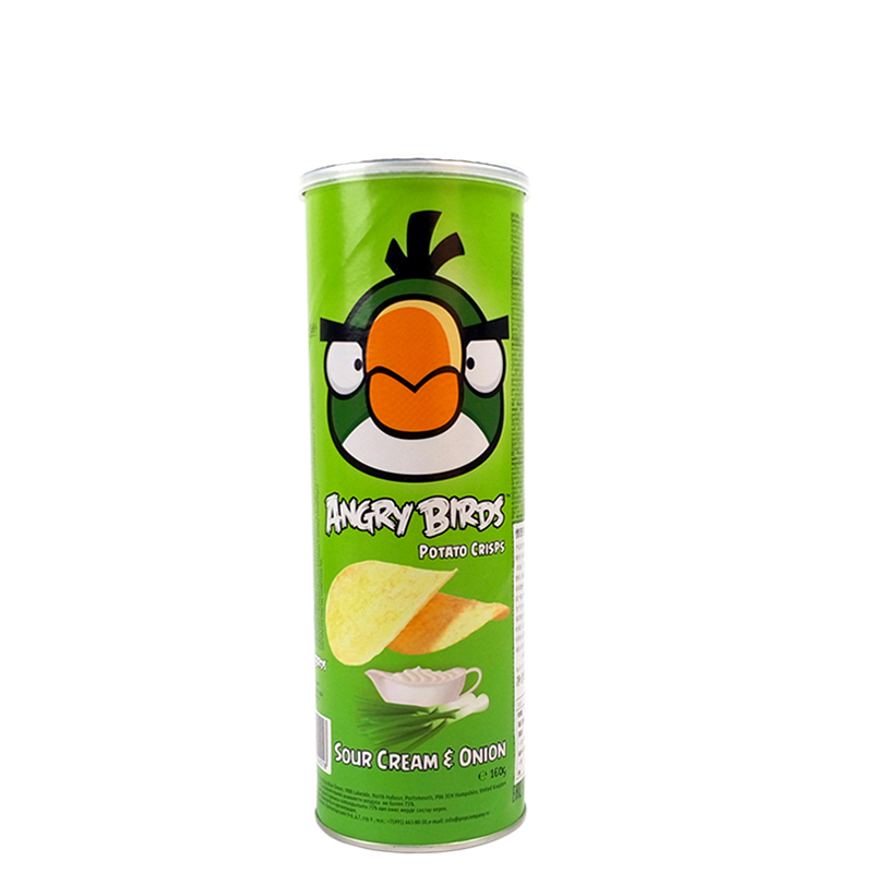 愤怒的小鸟薯片奶油洋葱味100克
