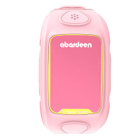阿巴町abardeen 智能儿童定位手表双向通话实时定位移动版T1502 粉色