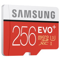 三星(SAMSUNG) MicroSD存储卡 256G(CLASS10 UHS-1 95MB/s) EVO Plus