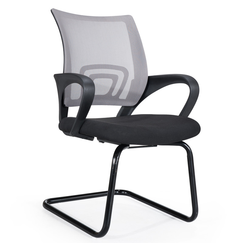 HiBoss 电脑椅办公椅弓形椅透气网状椅洽谈椅会议椅员工职员椅