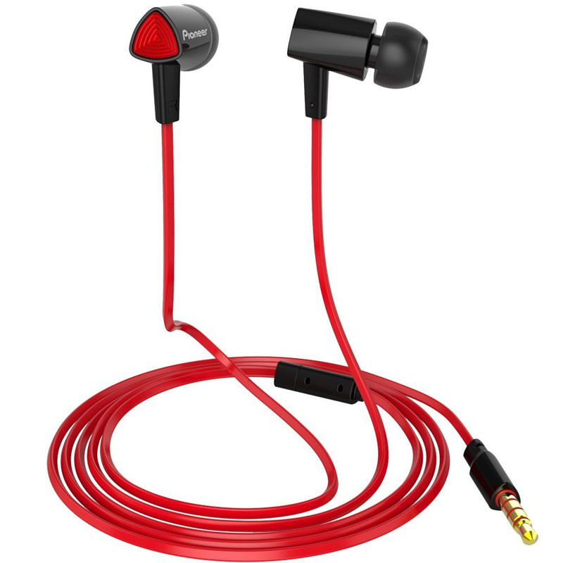 Pioneer/先锋 SEC-CL31S手机耳机入耳式音乐运动耳塞 红色