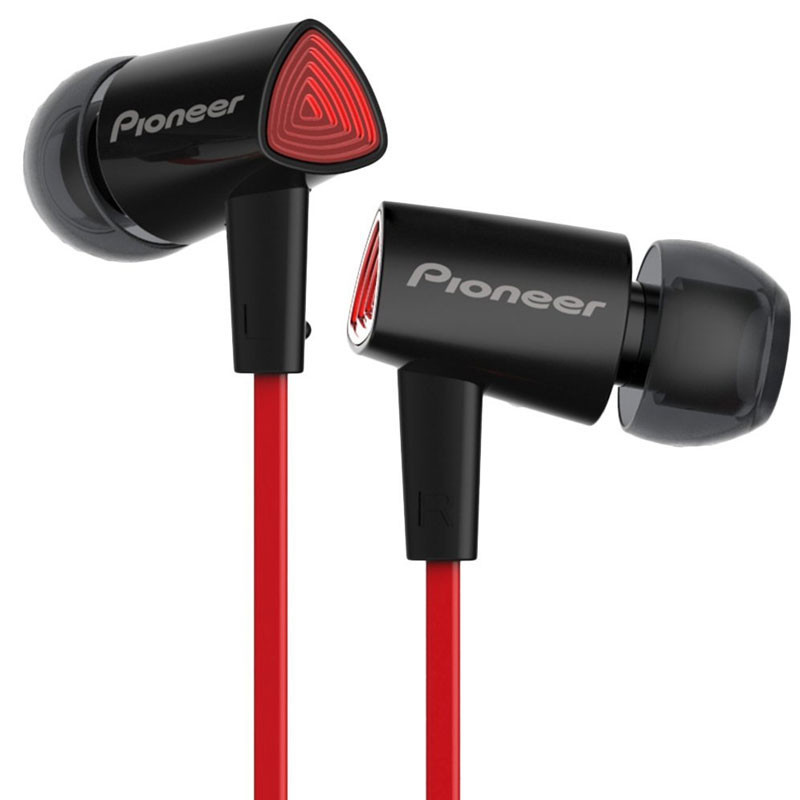 Pioneer/先锋 SEC-CL31S手机耳机入耳式音乐运动耳塞 红色
