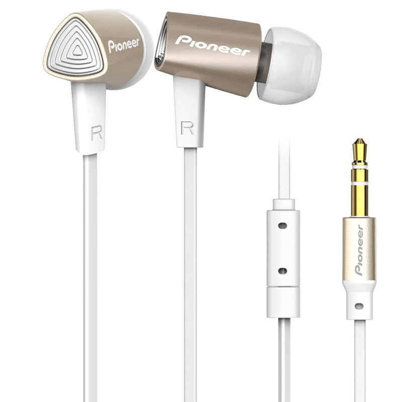 Pioneer/先锋 SEC-CL31S手机耳机入耳式音乐运动耳塞 金色