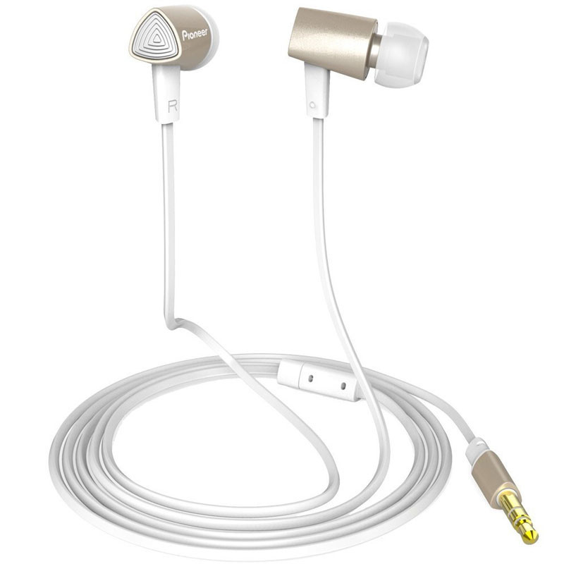 Pioneer/先锋 SEC-CL31S手机耳机入耳式音乐运动耳塞 金色